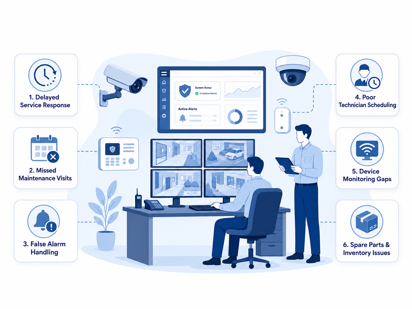 Common Challenges Faced by Security Alarm Companies