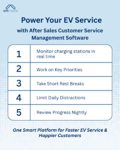 Power Your EV Service with After Sales Customer Service Management Software