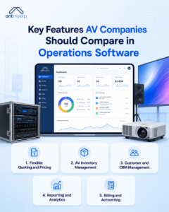 Key Features AV Companies Should Compare in Operations Software 
