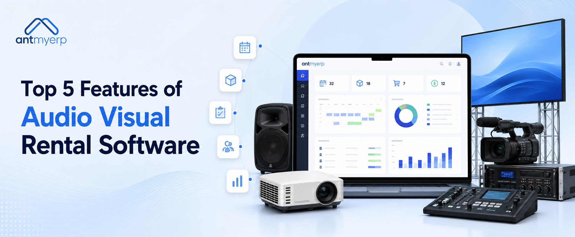 Top 5 features of audio visual rental software
