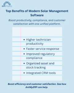 Top Benefits of Modern Solar Management Software