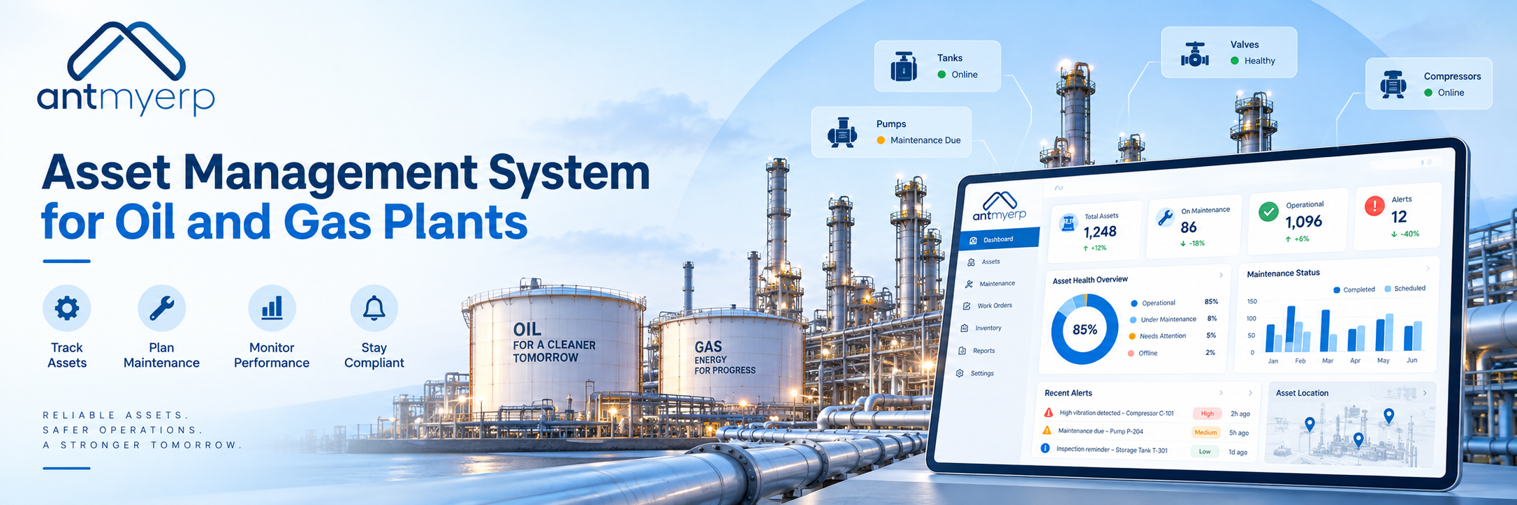 Asset Management System for Oil and Gas Plants