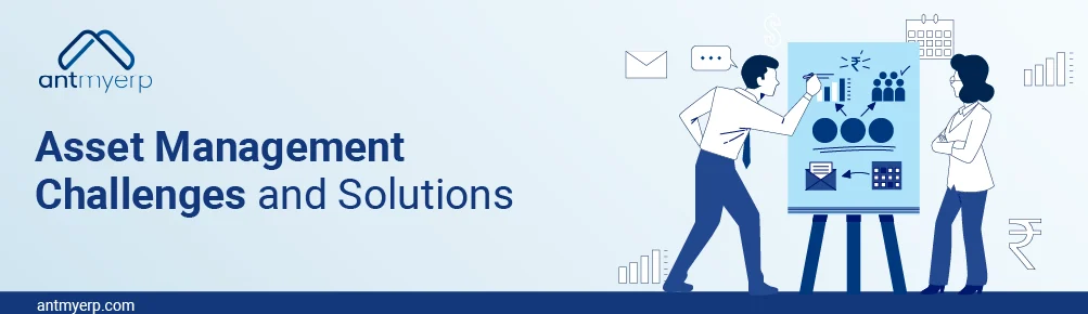 Two people discussing about Asset Management Challenges and Solutions