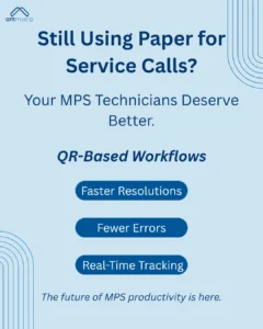 Still Using Paper for Service Calls