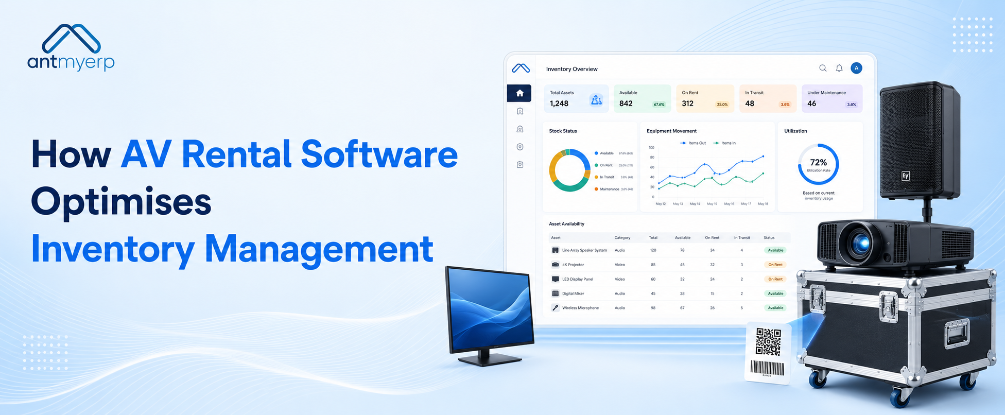 How AV Rental Software Optimises Inventory Management