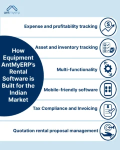 How Equipment AntMyERP’s Rental Software is Built for the Indian Market