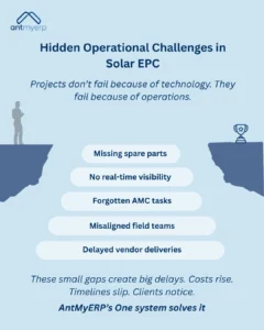 Hidden Operational Challenges in Solar EPC