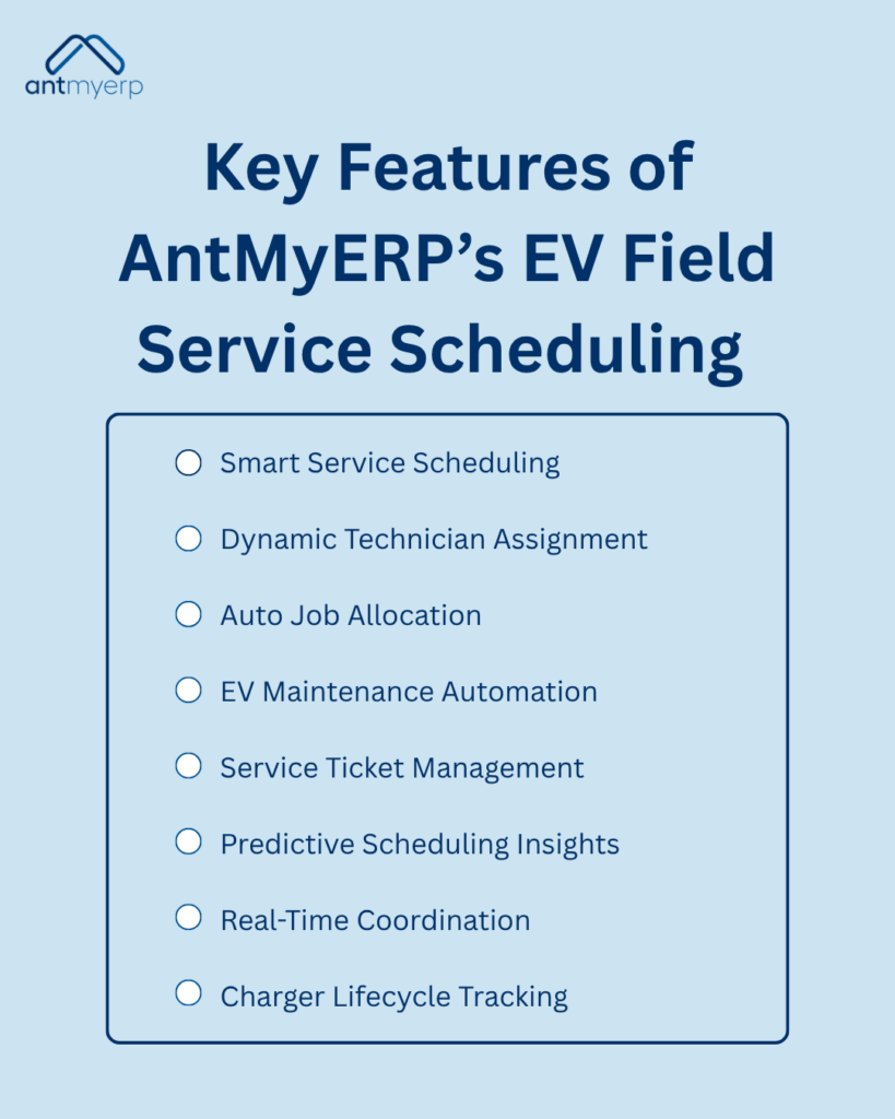 Field Service Scheduling Software for EV Charging