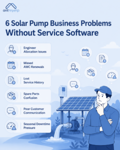 6 Solar Pump Business Problems Without Service Software