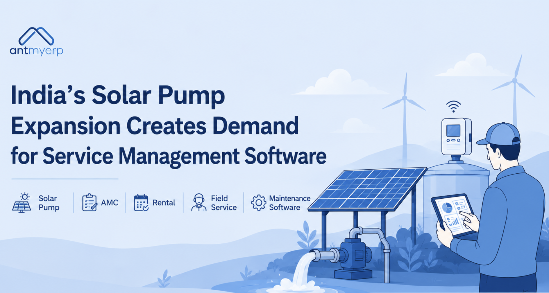 India’s Solar Pump Expansion Creates Demand for Service Management Software