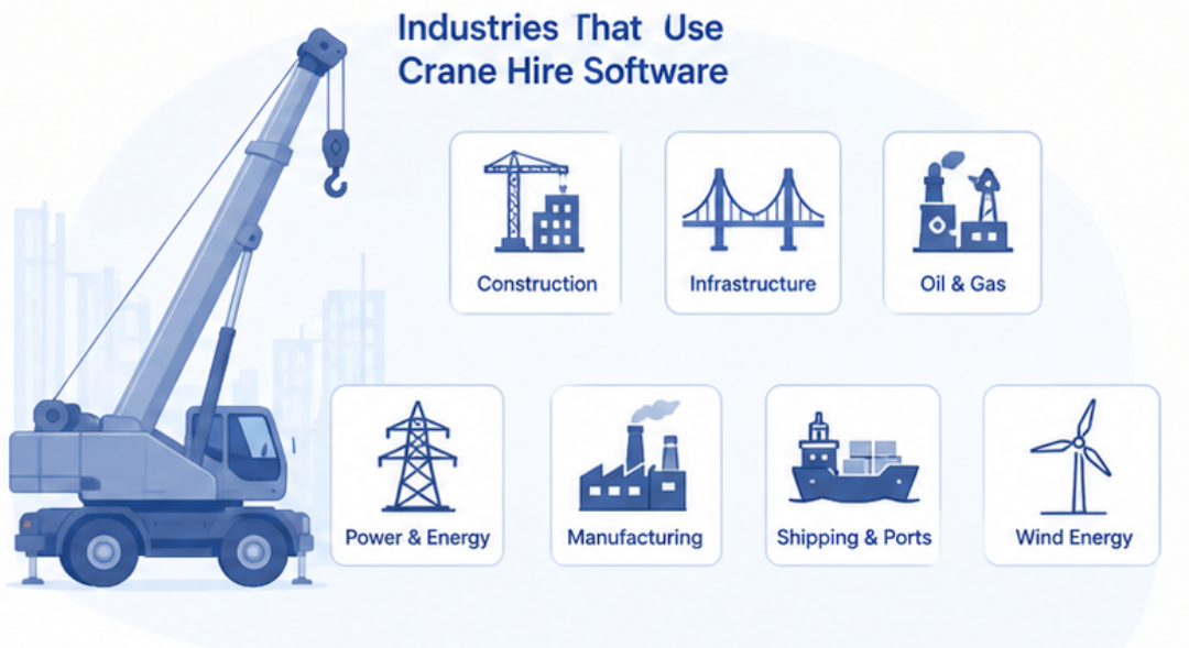 Industries That Use Crane Hire Software