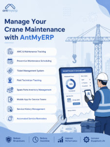Manage Your Crane Maintenance with AntMyERP