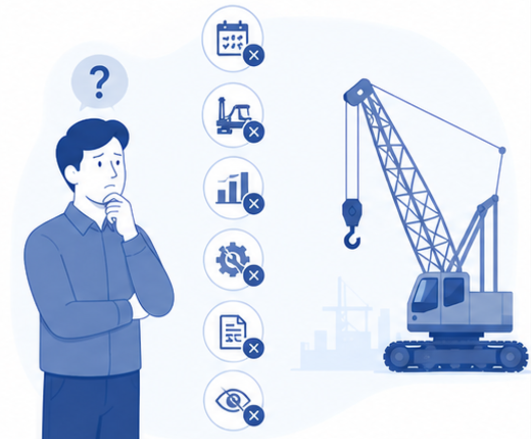 Problems in Crane Rental Business