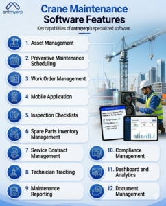 Crane Maintenance Software Features