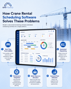 How Crane Rental Scheduling Software Solves These Problems 