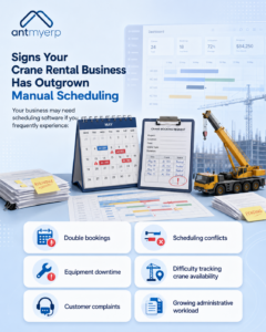 Signs Your Crane Rental Business Has Outgrown Manual Scheduling