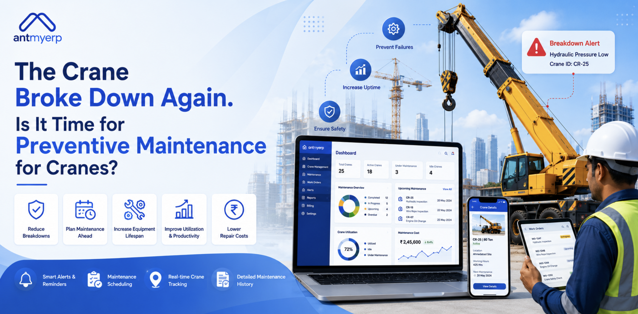 The Crane Broke Down Again. Is It Time for Preventive Maintenance for Cranes?