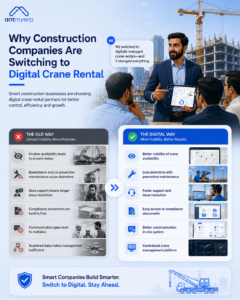 Why Construction Companies Are Switching to Digital Crane Rental