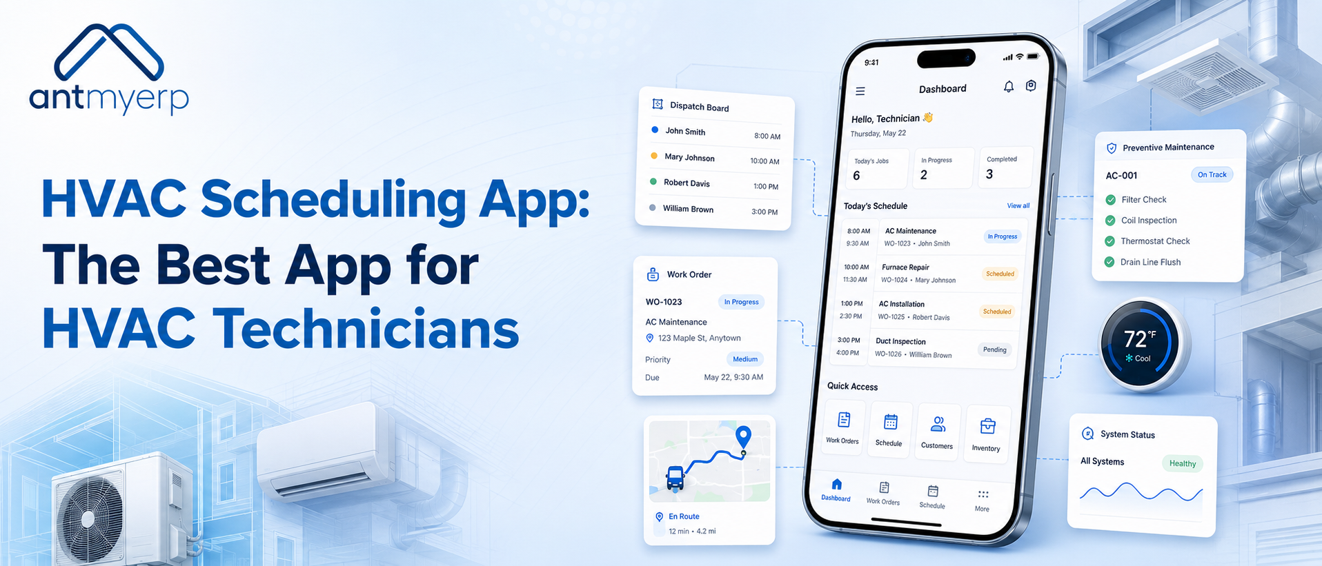 HVAC Scheduling App- The Best App for HVAC Technicians