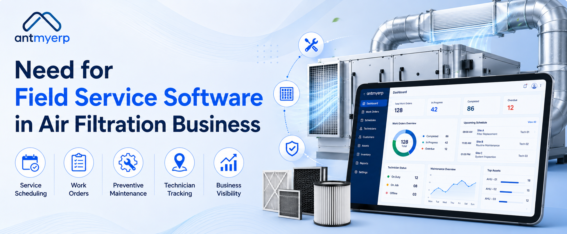 Need for field service software in Air filtration business