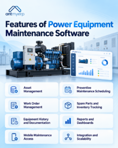 Features of Power Equipment Maintenance Software 