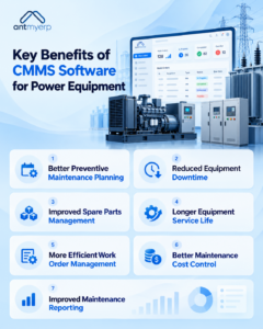 Key Benefits of CMMS Software for Power Equipment 